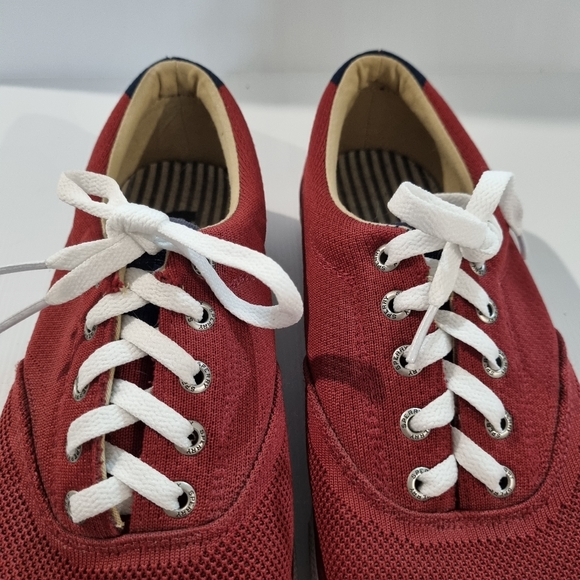 SPERRY Men's Maroon & White  Top-Sider Sneakers, Size 11 - Picture 5 of 15